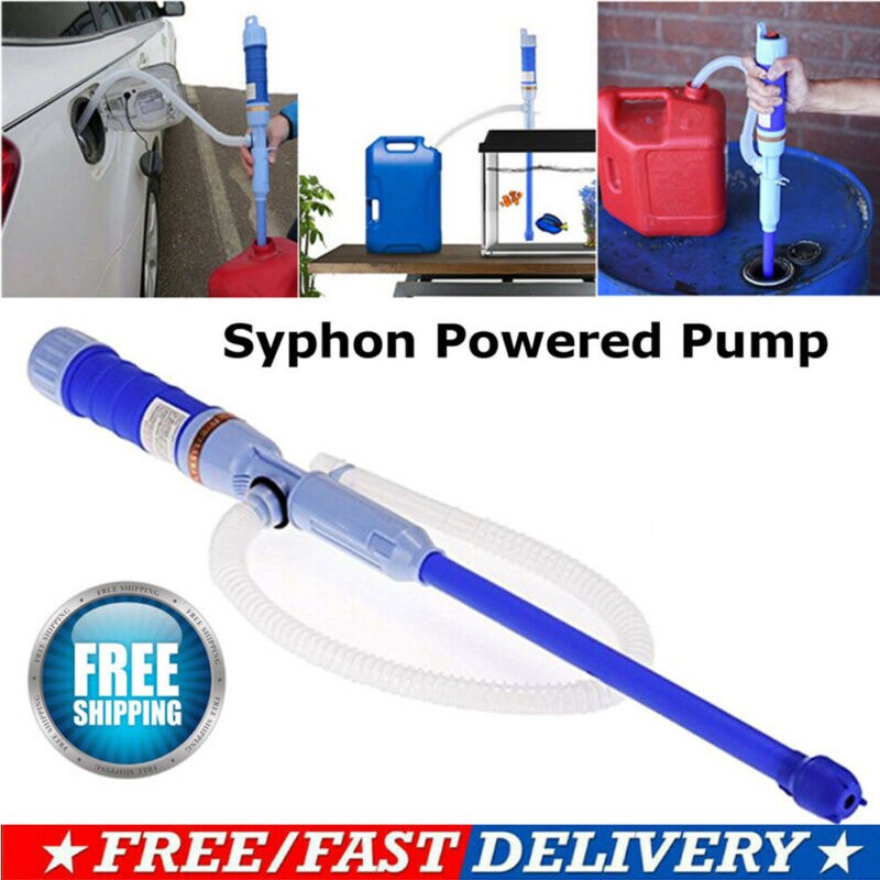 Portable Water Pump Liquid Transfer Pump Gas Oil Siphon Battery Operated Pump AU