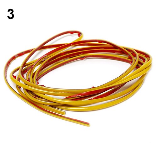 Styling Mouldings Universal Auto Chrome Car Accessories 3M Interior Exterior DIY Molding Decoration Trim Strip