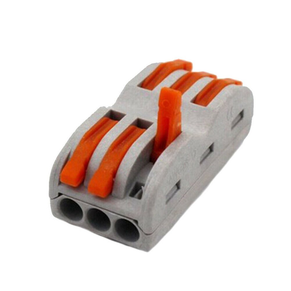 10 Pcs Universal Heat Resistant Electrical Cable Insulation Fast Wire Connector Terminal Luminaire Lighting Power Supply Home