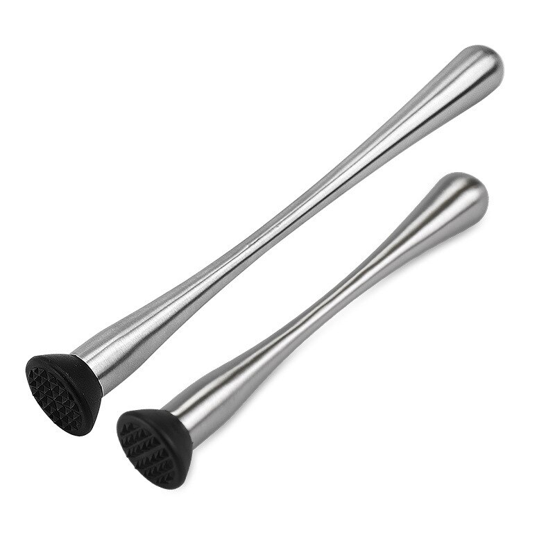 2pc Stainless Fruit Muddlers Caipirinha Pestles Cocktail Ice Hammer Crushed Popsicle Lemon Squeeze Tool Bar Tool Kitchen Gadgets