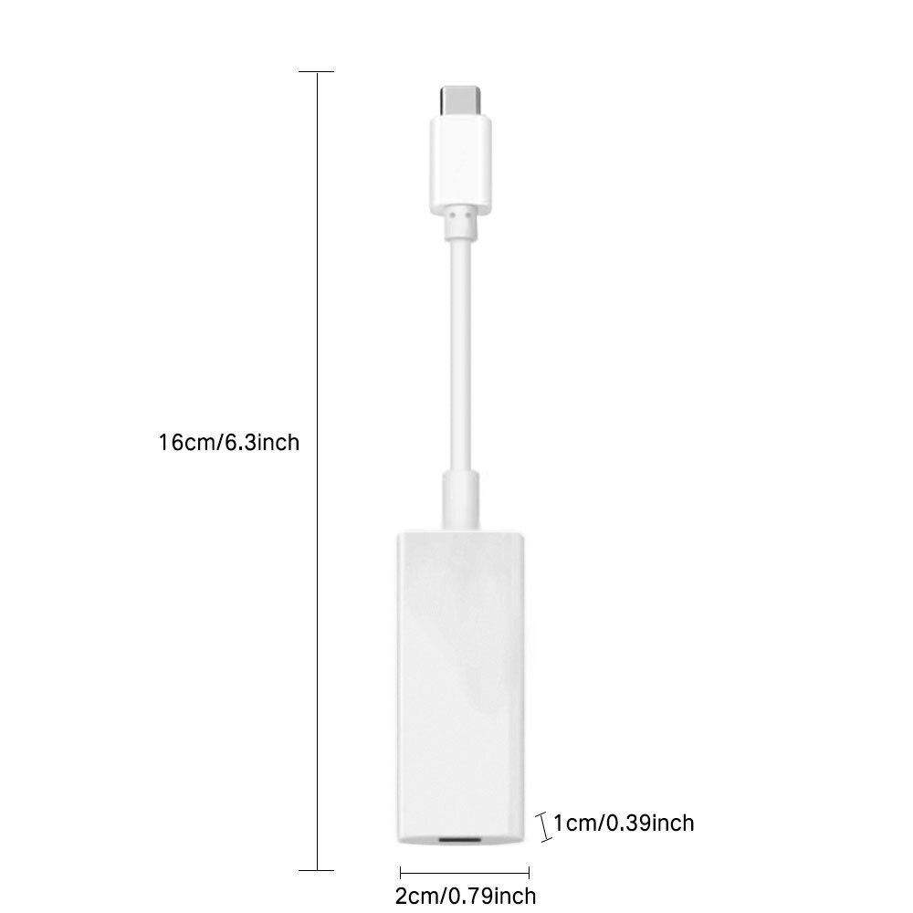 Charger Cable Type-C Thunderbolt 3 USB-C To Thunderbolt 2 Adapter hub Cable For Phone Chromebook Surface Book 2 USB Datenkabel