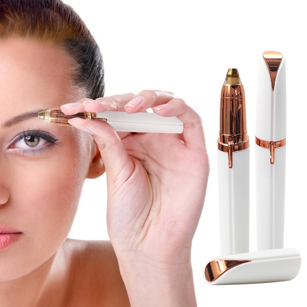Épilateur electrique Sourcils Précision Sourcil Rasoir Cheveux Facial Épilateur Portatif Mini Rasoir De Sourcils Stylo Sourcil Shaper