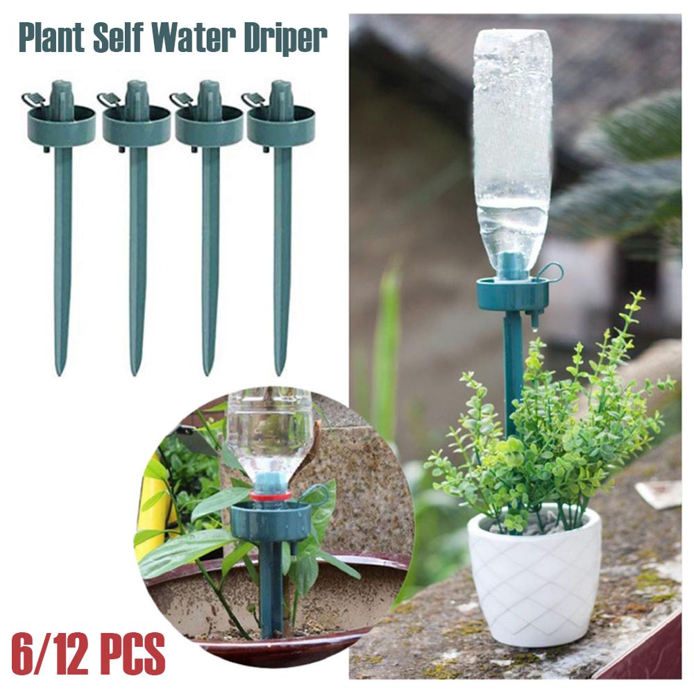 12/6/PCS Self-contained Auto Drip Irrigation Watering System Automatic Watering Spike Kit for Plants Flower garden House Tools