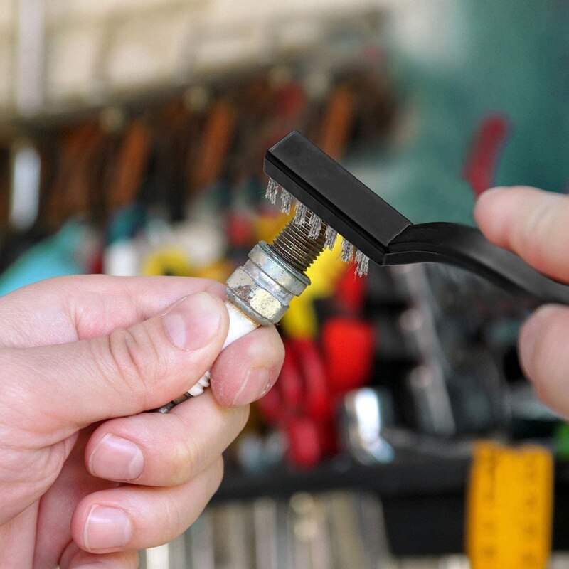 14 Pcs Mini Stainless Steel Wire Brush Brass and Nylon Bristle for Cleaning Welding Slag Rust Wire Bristle Brush Set