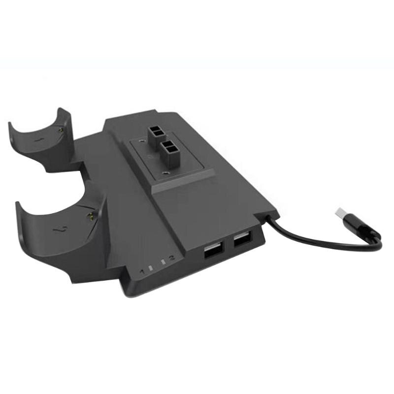 Verticale Cooling Stand Multifunctionele Game Console Houder Dual Game Controller Opladen Dock w/HUB voor PS4/PS4 Slanke /PS4 Pro