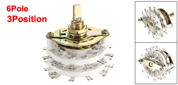 Uxcell 1pc- bands kanals vridomkopplare 6 p 3t/4 p 5t/6 p 5t/4 p 3t/4 p 11t 2/3/4 däck plast metall för elektroniska enheter