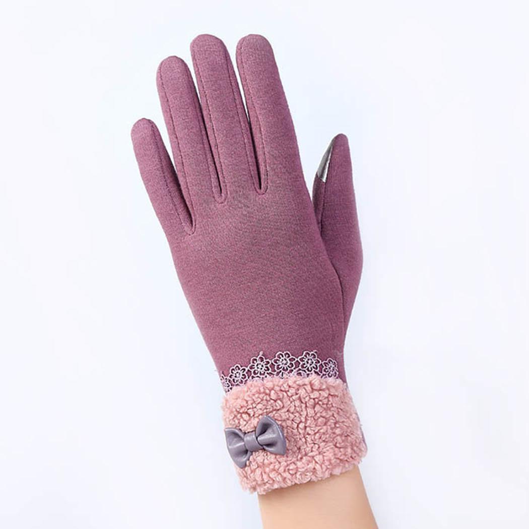 Vrouwen Casual Patchwork Volledige-Vinger Winddicht Touch Screen Warm Screen, Unisex Handschoenen