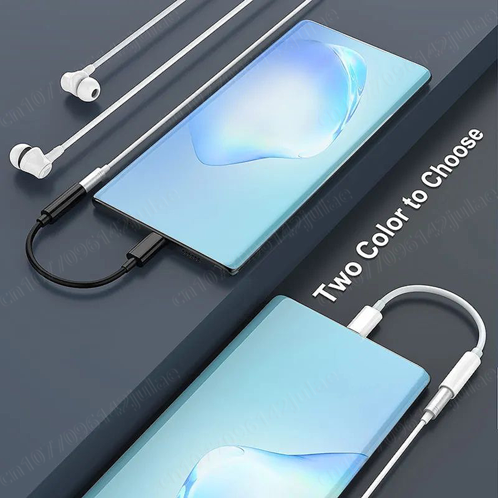 NNBILI USB typu C do gniazda słuchawkowego 3,5 mm Cyfrowy adapter audio do iPhone'a 15Pro Sumsang Xiaomi Poco LG Kabel audio Aux