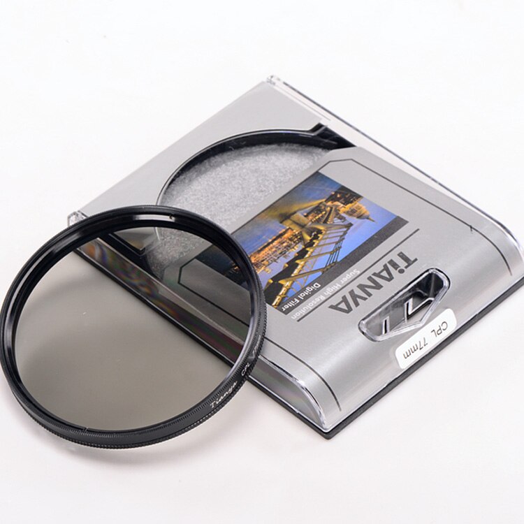 TIANYA 37 40.5 43 46 49 52 55 58 62 67 72 77 82mm Circulaire Polarisatiefilters CPL optische glas lens Filter Protector dslr camera