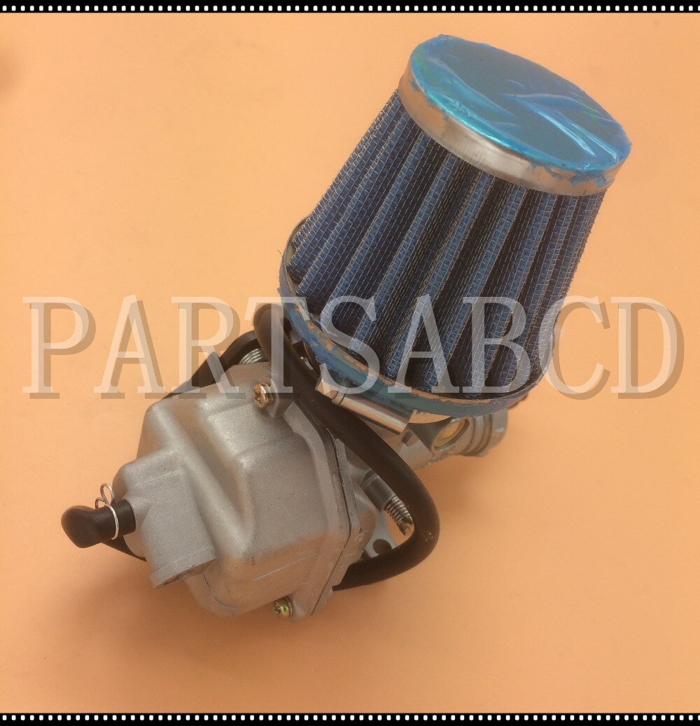 Carburador de estrangulación de Cable PZ27 27mm con filtro de aire para 150CC 200CC ATV Quad Dirt Bike Piezas de motocicleta