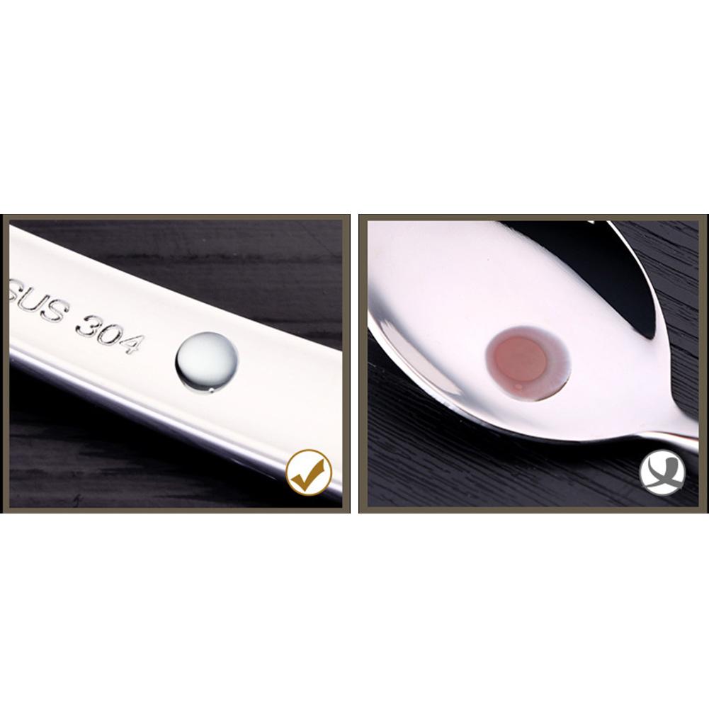 304 Stainless Steel Spoon Household Soup Spoon With Long Handle