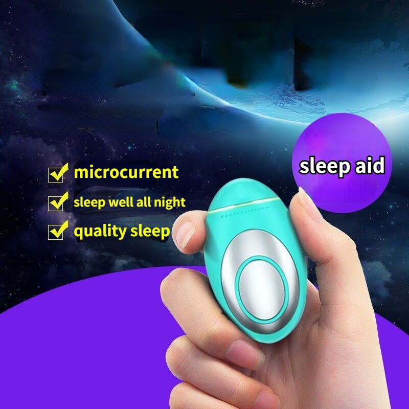 USB Charging Microcurrent Sleep Holding Sleep Aid Instrument Pressure Relief Sleep Device Hypnosis Instrument Massager and Relax
