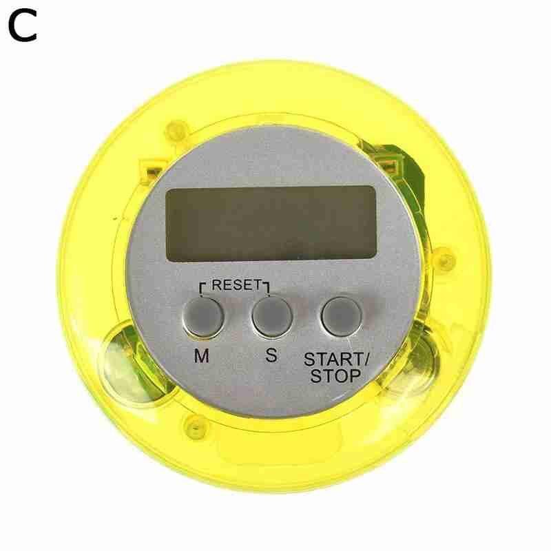 Electronic Timer Lcd Digital Kitchen Countdown Cooking Plastic Accessories Timer Kitchen Random Alarm Color Timer Kitchen T Z5M4: C