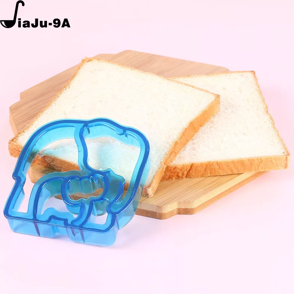 Cortadores de sándwiches para niños, molde de plástico para cortar pan de comida, sellador, cortador de almuerzo, para niños, accesorios de cocina