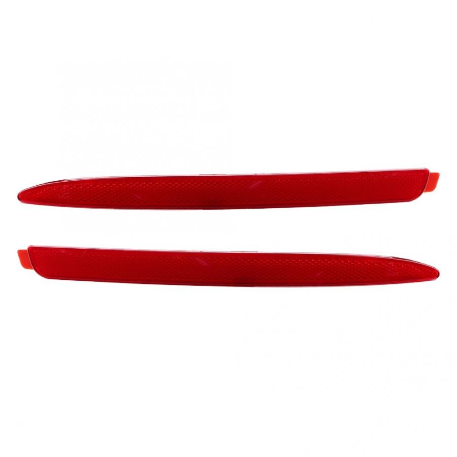 1 Paar Abs Links & Rechts Achter Bumper Reflector Bar Lichten Rood Voor Skoda Octavia auto Styling