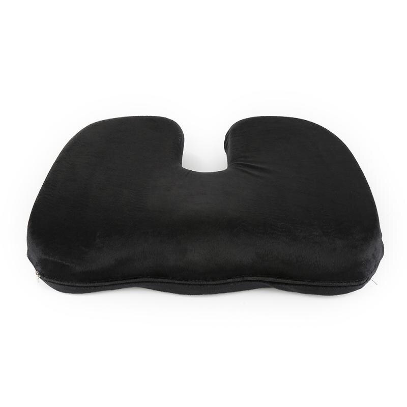 Memory Foam Zitkussen Orthopedisch Kussen Stuitbeen Ondersteuning Taille Terug Kussen Autostoel Hip Massage Pad Sets Fit Voor Auto