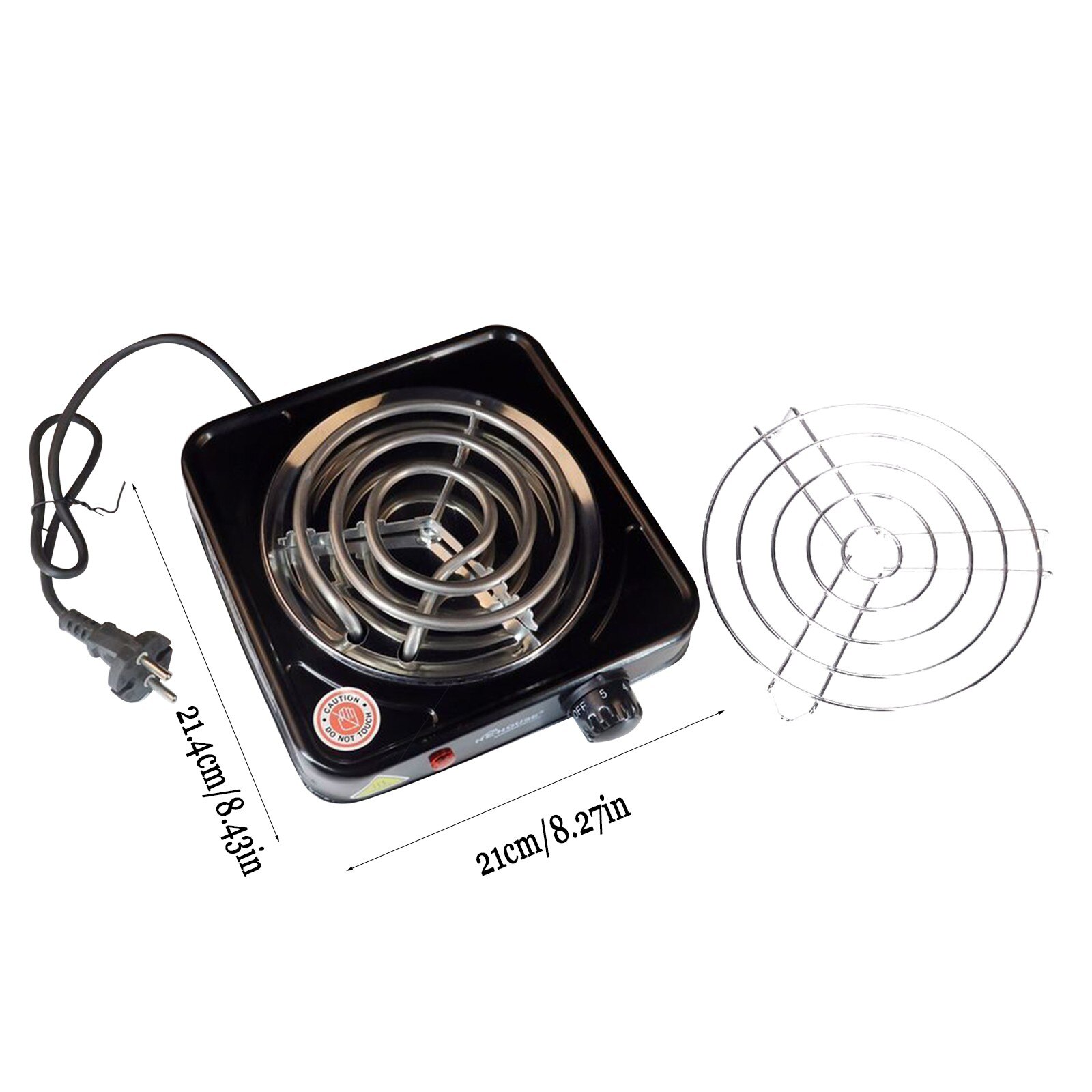 Kolen Brander 1000W Elektrische Kookplaat Kookplaat Ijzer Brander Verwarming Elektrische Kachel Multifunctionele Elektrische Kachel 110V-220V #3