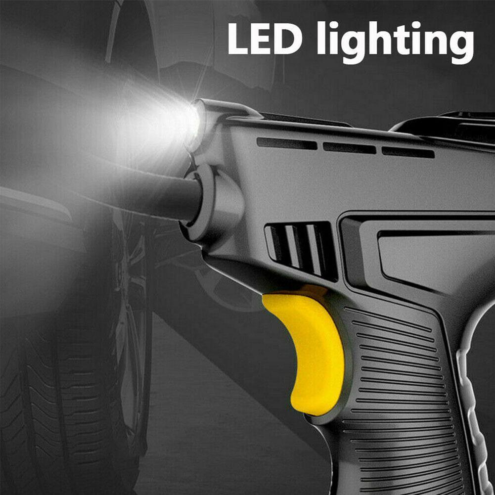 120W Rechargeable Air Compressor Wireless Inflatable Pump Portable Air Pump Car Tire Inflator Digital For Car Bicycle Balls