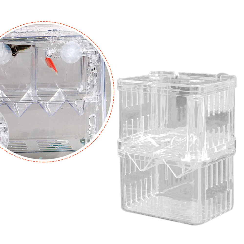 Fish Fry Breeder Box Fish Fry Isolation Incubator Fish Breeding Isolation Box Aquarium Fish Breeder Box