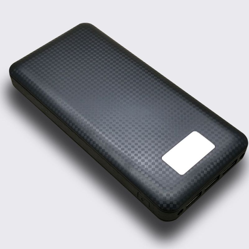 Cargador de batería de 5V y 2A, cargador de batería de pantalla LCD, carcasa para teléfono móvil, 3 USB, 7x18650