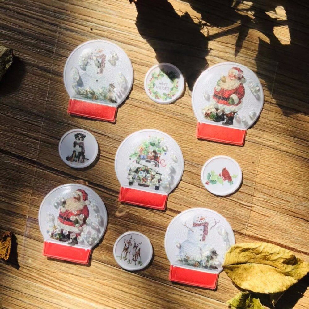 KSCRAFT Kerst Decoratie 3D Stickers voor Scrapbooking Gelukkig Planner/DIY Ambachten/Kaart Maken Decoratie