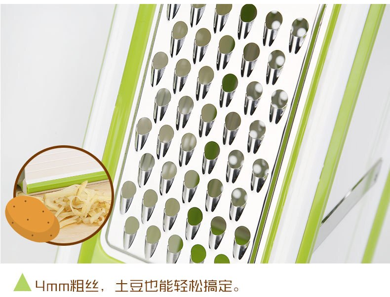 Multi-Functional Grater Potato Carrot Kutter Kitchen Cutter Square Sutter Kitchen Essential Tool Protect Fingers Convenience