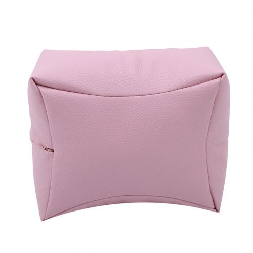 Oreiller en Faux cuir pour Nail Art, repose-pied, repose-main, support d'accoudoir, doux, outils de manucure: Rose