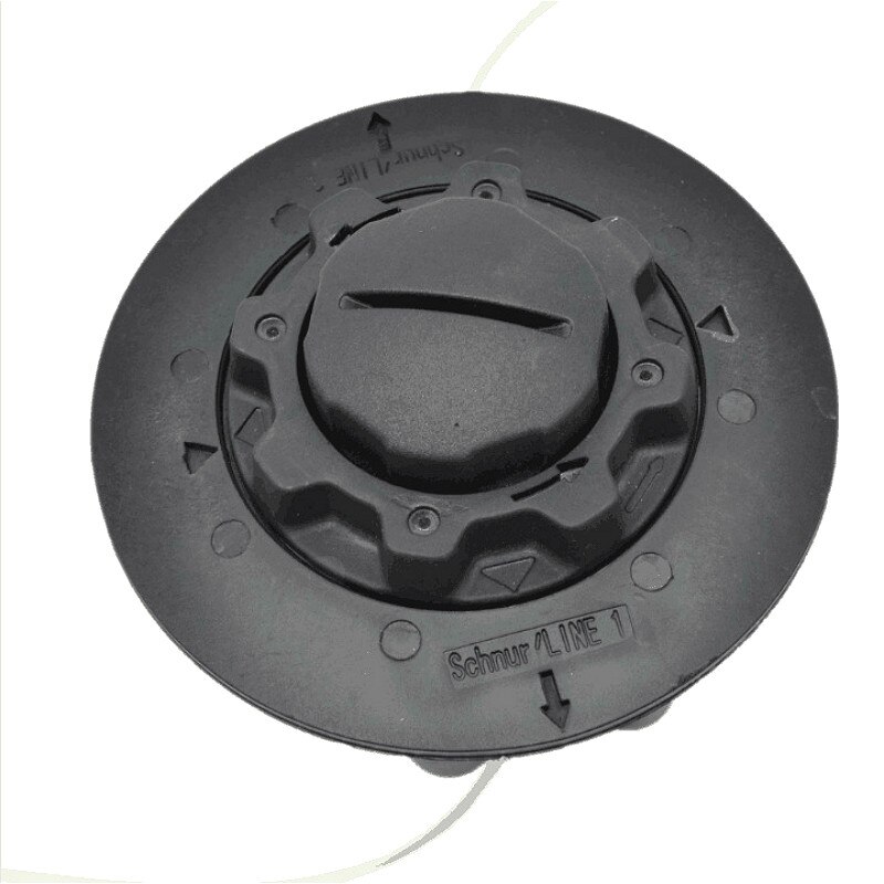 Universal Thread Trimmer Head Grass Head Grass Trimmer Cutting Heads Brush Cutter With 2 Lines Brush Cutter Nylon