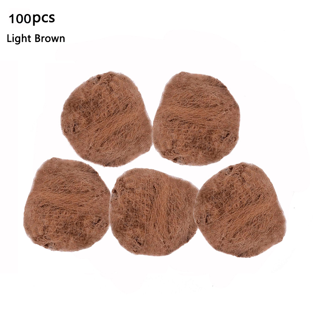 20Pcs Durable Nylon Hair Net For Bun Hair Hair style Tool Black Blonde Brown 5Mm Hair Net For Wigs Mesh Hair Styling Hairnets: Medium Brown