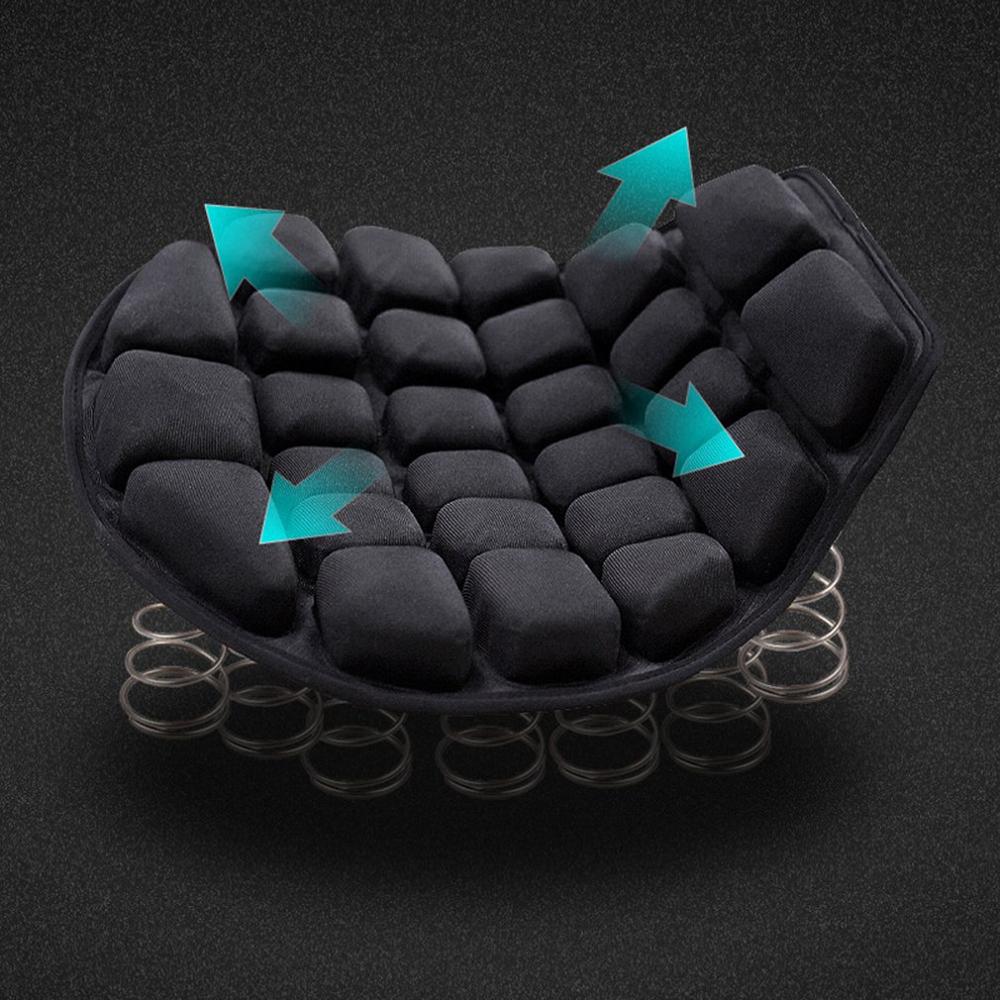 Amortiguador de motocicleta, antivibración, accesorios para automóviles y motocicletas, asiento de patrulla, protector solar para coche, transpirable