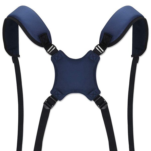 Topportable golf skulderstropp golf bag stropp erstatning komfort skulder justerbar stropp golf bag tilbehør: Blå