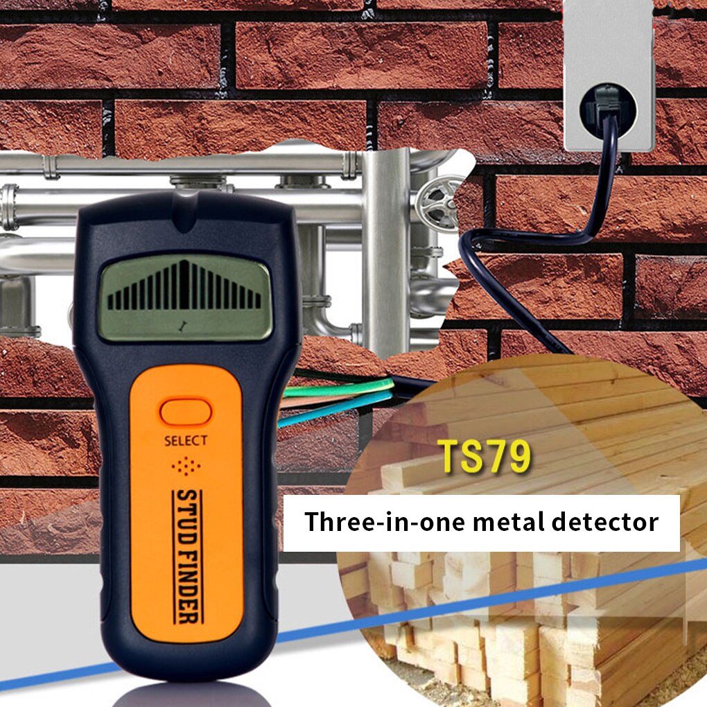 Diepte Metaaldetector Verborgen Stud Finder Verborgen Draad Detector Muur Scanner Hout Stud Metalen Kabel Detector Met Alert