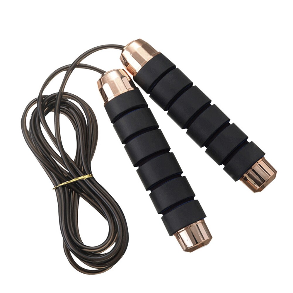 Sprong Springtouwen Kabel Staal Verstelbare Snelle Snelheid Handvat Springtouwen Training Boksen Sport Oefeningen Geschikt Voor Alle Leeftijden: Black