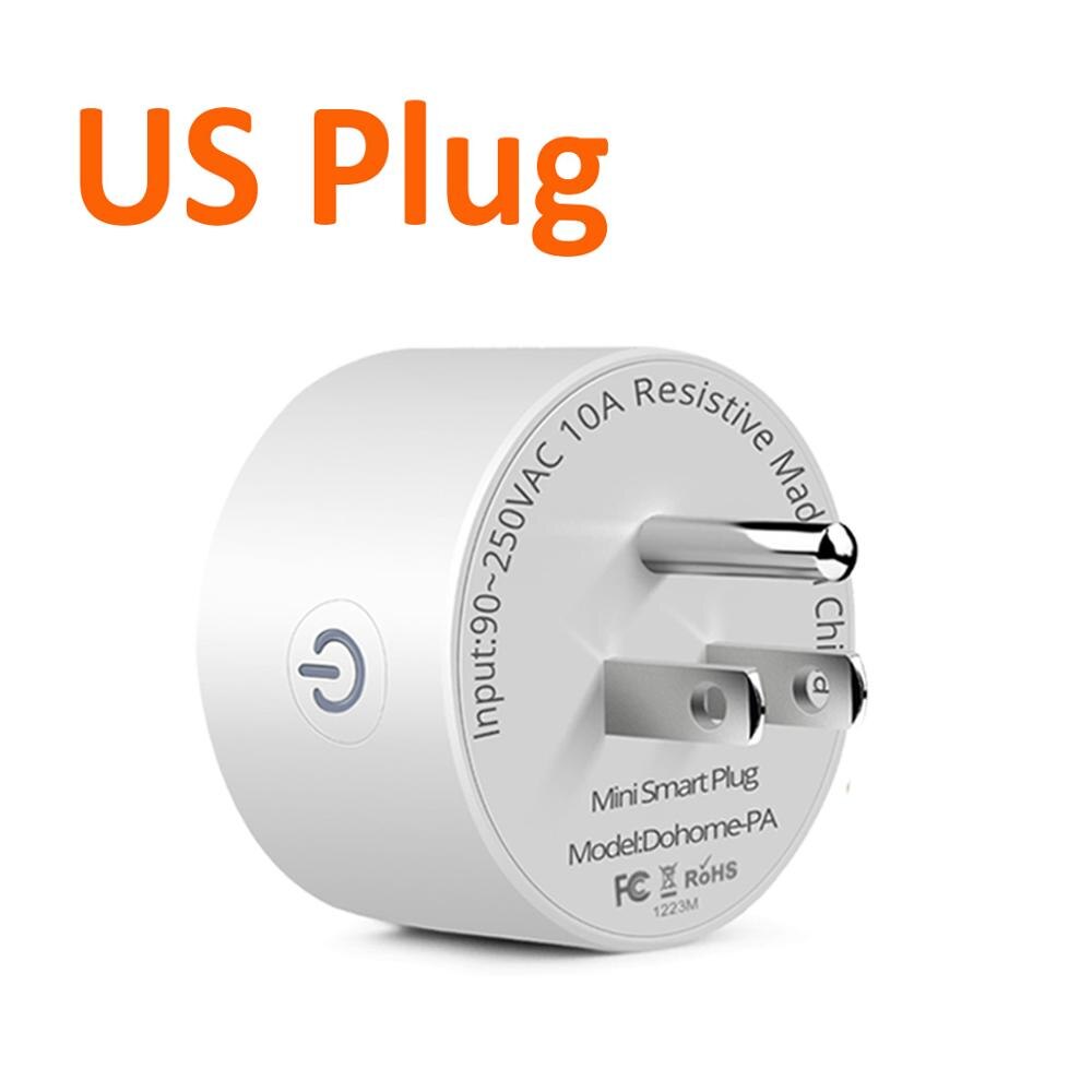 Alexa tuya google hem fjärrkontroll smart uttag väggkontakt tuya smart wifi 2.4 ghz trådlös ifttt röststyrning eu/us eluttag: Us plug 10a