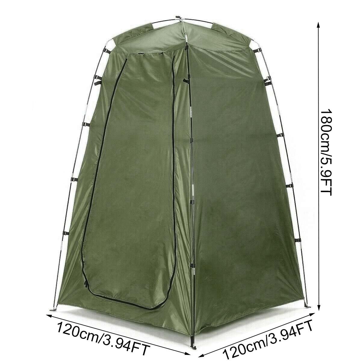 Bærbart øjeblikkeligt omklædningsrum privatlivstelt let opsat udendørs bruser telt toilet regn solskærm til campingstrand