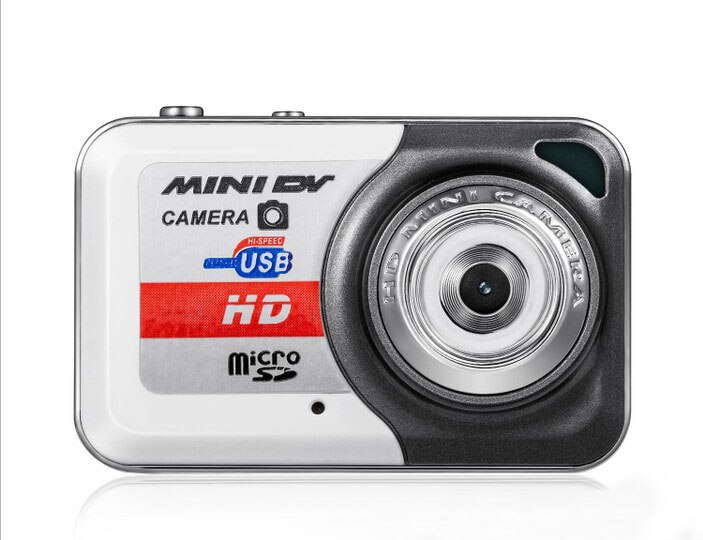 Caméra numérique Portable X6 Ultra HD Mini caméra 32 GB TF carte avec micro caméra vidéo numérique PC DV caméscope enregistrement de prise de vue: silver