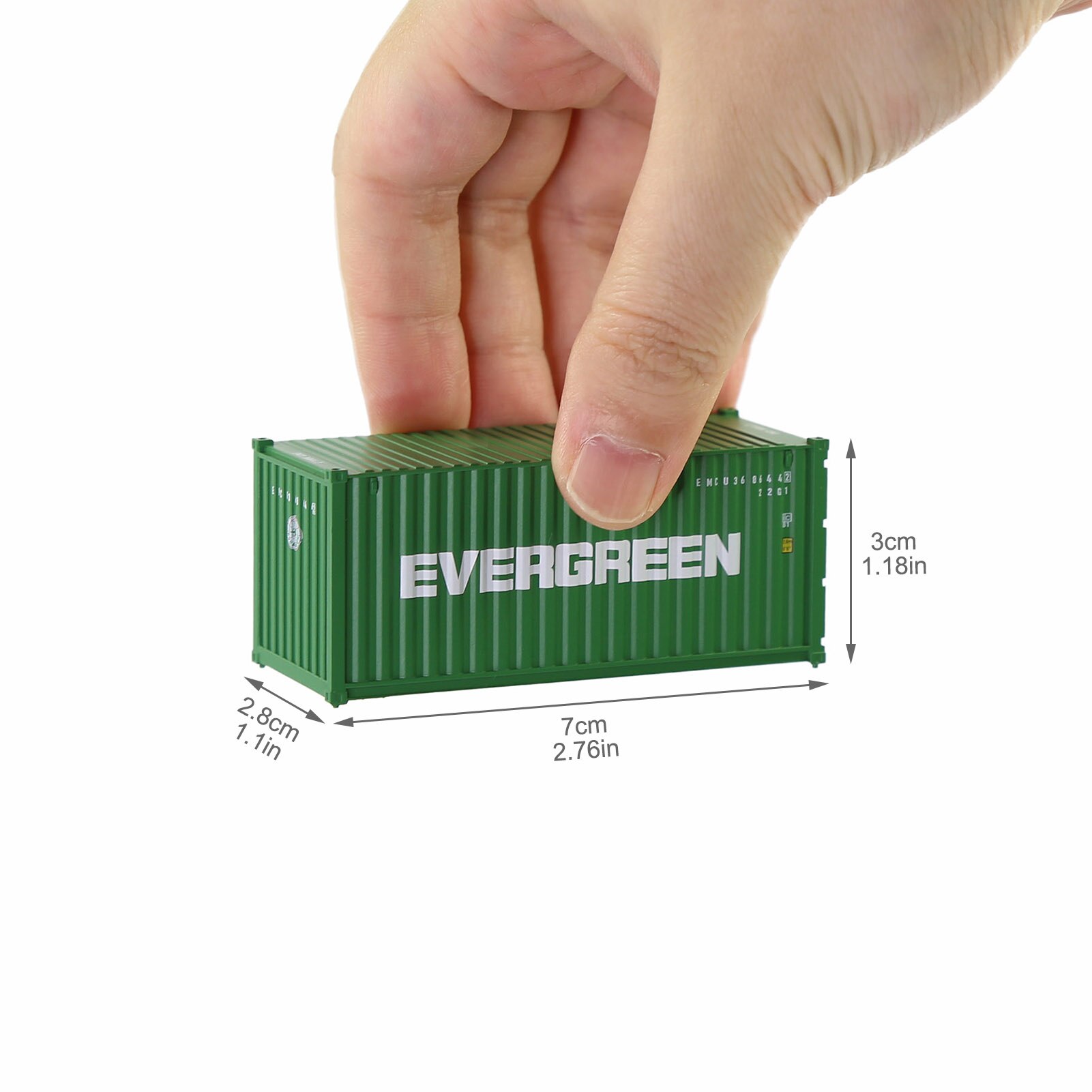 1pc ho Skala 20ft Container Modell Eisenbahn Zubehör 1:87 20 Fuß Container C8726