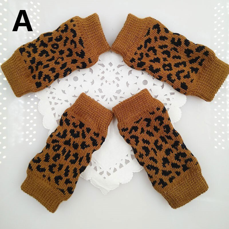 4 sztuk Pet anti-brudne legginsy Knee Dog booties skarpetki Teddy nogi skarpety zimowe ciepłe nogi Protector psy kot Puppy skarpetki pokrywy rękaw: A / M