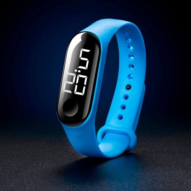 Horloges Led Elektronische Sport Lichtgevende Sensor Horloges Mode Mannen En Vrouwen Eenvoudige Waterdichte Horloges Alarm Outdoor: H