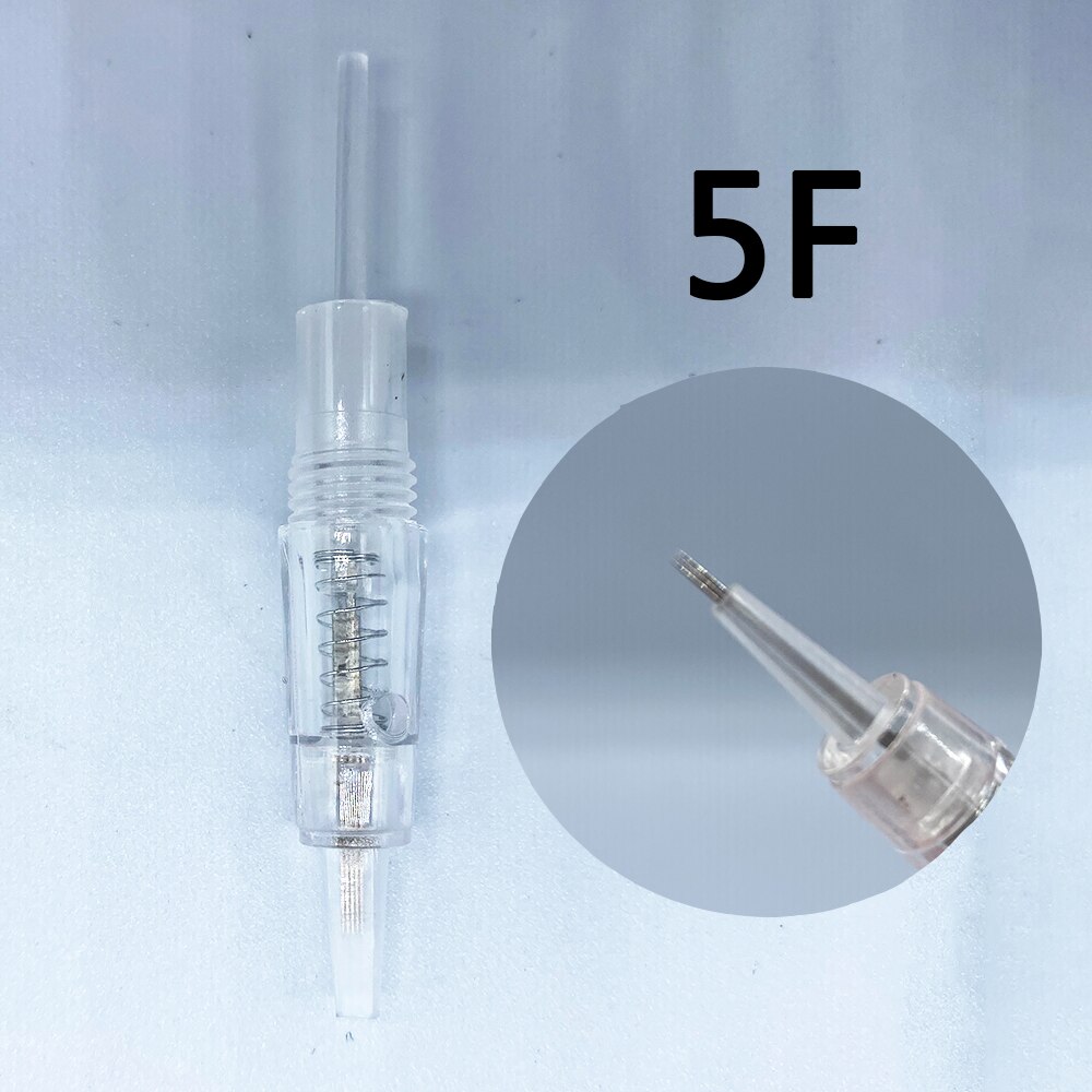 Permanent makeup nålar tatuering maskin ögonbryn läppar nålar: 5f x 50