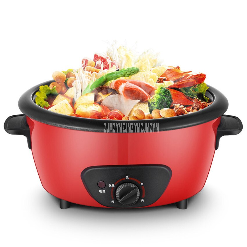 4L Electric Pot Multi Cooker Pot Separatable Non-stick Coating Electric Cooking Machine Stewing Hotpot Cooker 1450W RHG-40A1