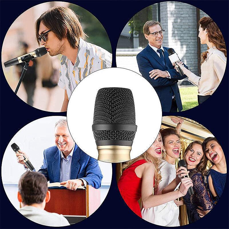 Ux2 Uhf Draadloze Microfoon Systeem Handheld Led Mic Uhf Luidspreker Met Draagbare Usb Ontvanger Voor Ktv Dj Toespraak Versterker Recordi