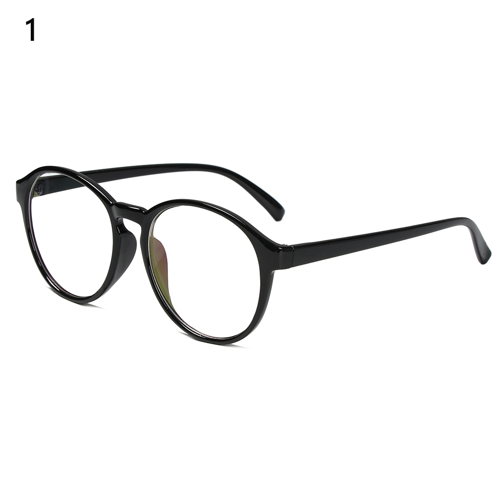 Retro pyöreät naisten lasit säteilyä estävät optiset silmälasit muovikehys retro vintage lasit kehys naisten silmälasien kehys: 1