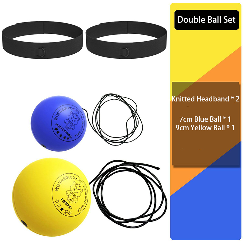 Neue Boxen Speed Ball Kopf-montiert PU Punch Ball MMA Sanda Training Hand Auge Reaktion Gym Sandsack Muay Thai boxeo Weichen Ball: Lila