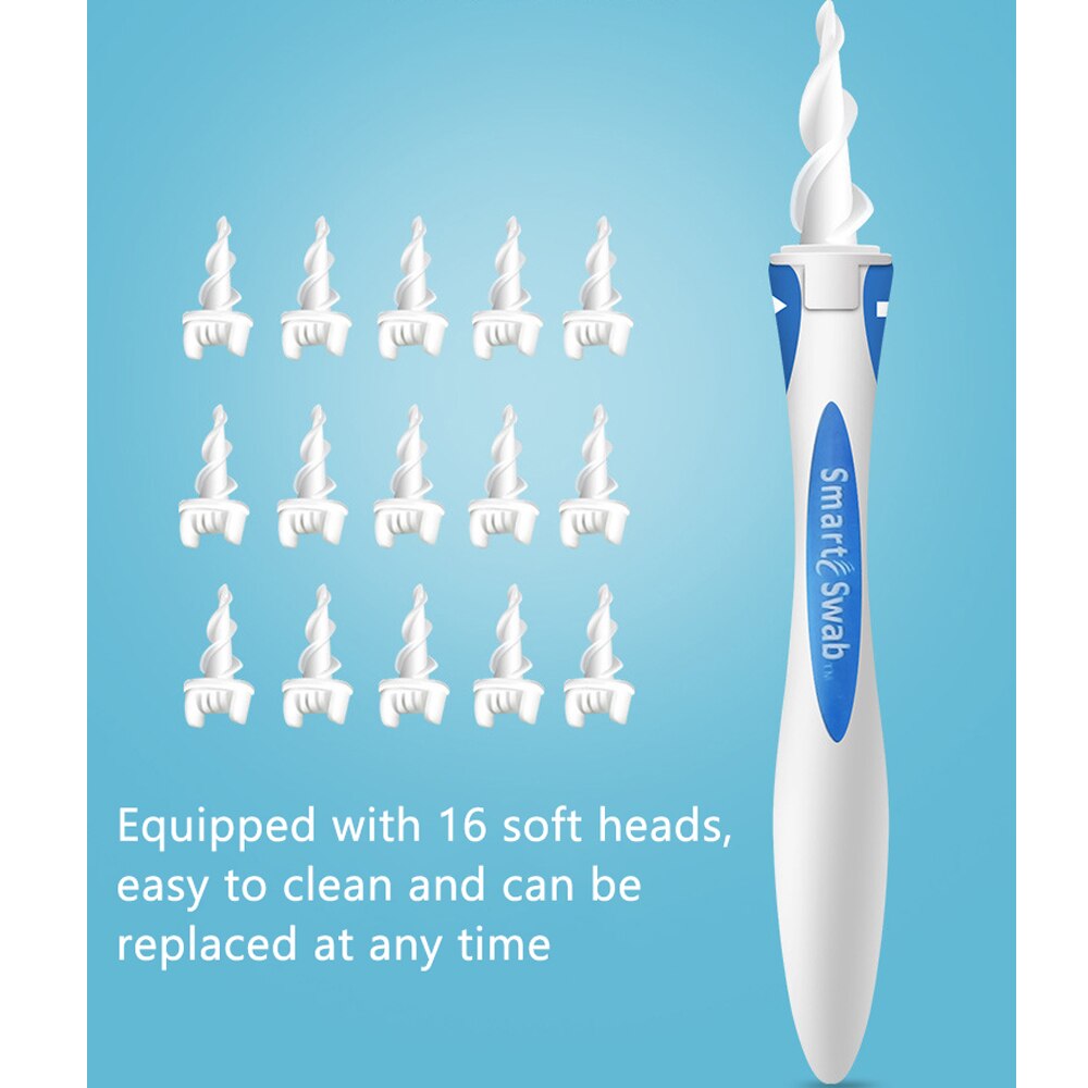 16Pcs Set Ear Wax Removal Tool Rotate To Comprehensive Clean Ear Cleaner Convenient Ear Sticks Safe Ear Care Clean Your Ears