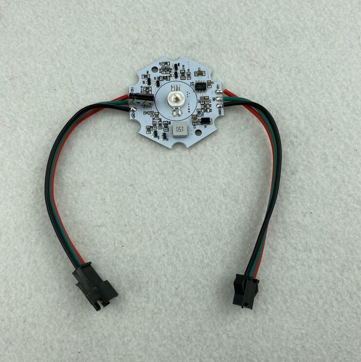 3W/9W hoch Energie WS2811 gesteuert LED Pixel modul; DC12-24V eingang; RGB die Anschrift voll farbe: 3W RGB