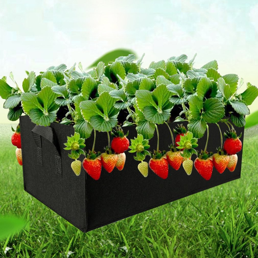 Rectangular Planting Bag Felt Non-Woven Vegetable Strawberry Tomato Beauty Bag