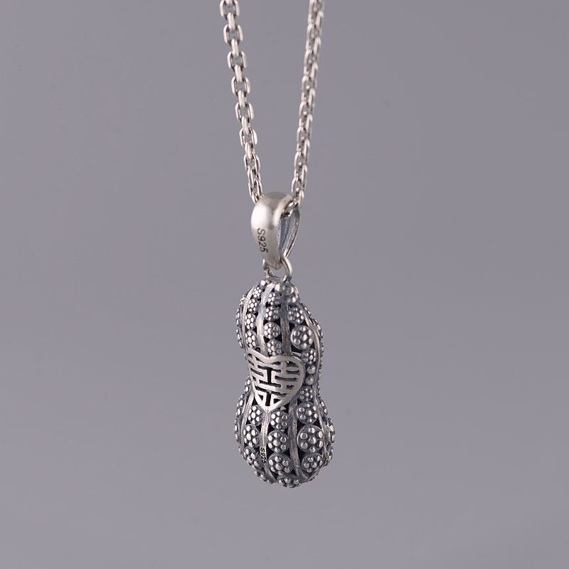 Collier Vintage En Argent Sterling 925 Avec Cristaux De Verre Bleu - Très Bon état