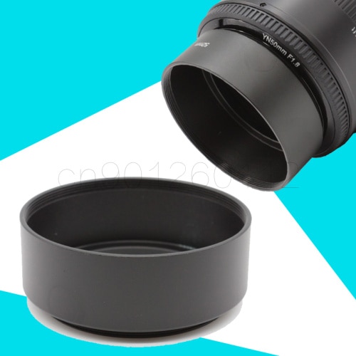 37 39 40.5 43 46mm standard screw in mount Metal Lens Hood for Canon for nikon for sony for pentax for olympus camera