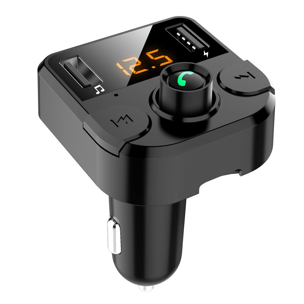 BT5.0 Car Mp3 Player Bluetooth Handsfree Bluetooth Car Kit Fm Transmitter With USB Charger Handsfree: Default Title